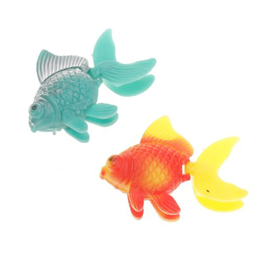 

10pcs Artificial Floating Fish Decoration for Aquarium Realistic Plastic Lifelike Moving Fish Tank Pet Supplies