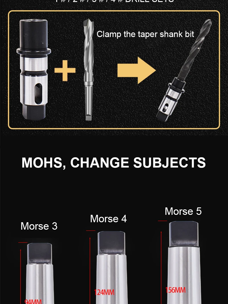 Tapping Machine Conversion Chuck Set ISO40 NT30 NT40 BT30 BT40 R8 MT2 MT3 MT4 MT5 OZ25 OZ32 OZ Series Tools for Drill Collet