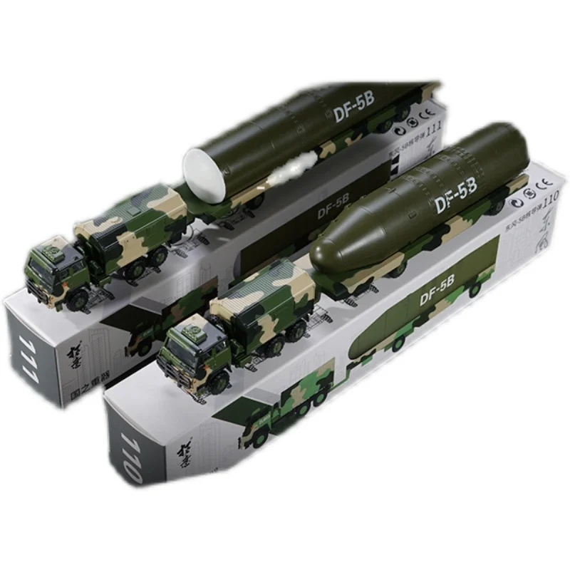 Modelo de coche de DF-41 de aleación de DF-31, modelo de coche de DF-26, adornos de modelo de DF-17, juguetes de vehículos militares, regalos coleccionables, gran oferta 1:100