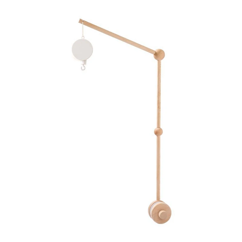 

AA05 Crib Mobile ARM Rotating Wooden Mobile Arm For Crib Baby Mobile Hanger Nursery Mobile Stand For Crib