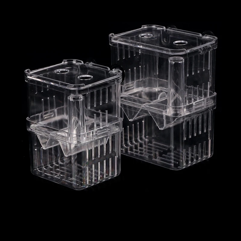 Multifunctional Fish Aquarium Fish Breeding Isolation Box High Clear Aquarium Breeder FishTank Double Guppies Hatching Incubator
