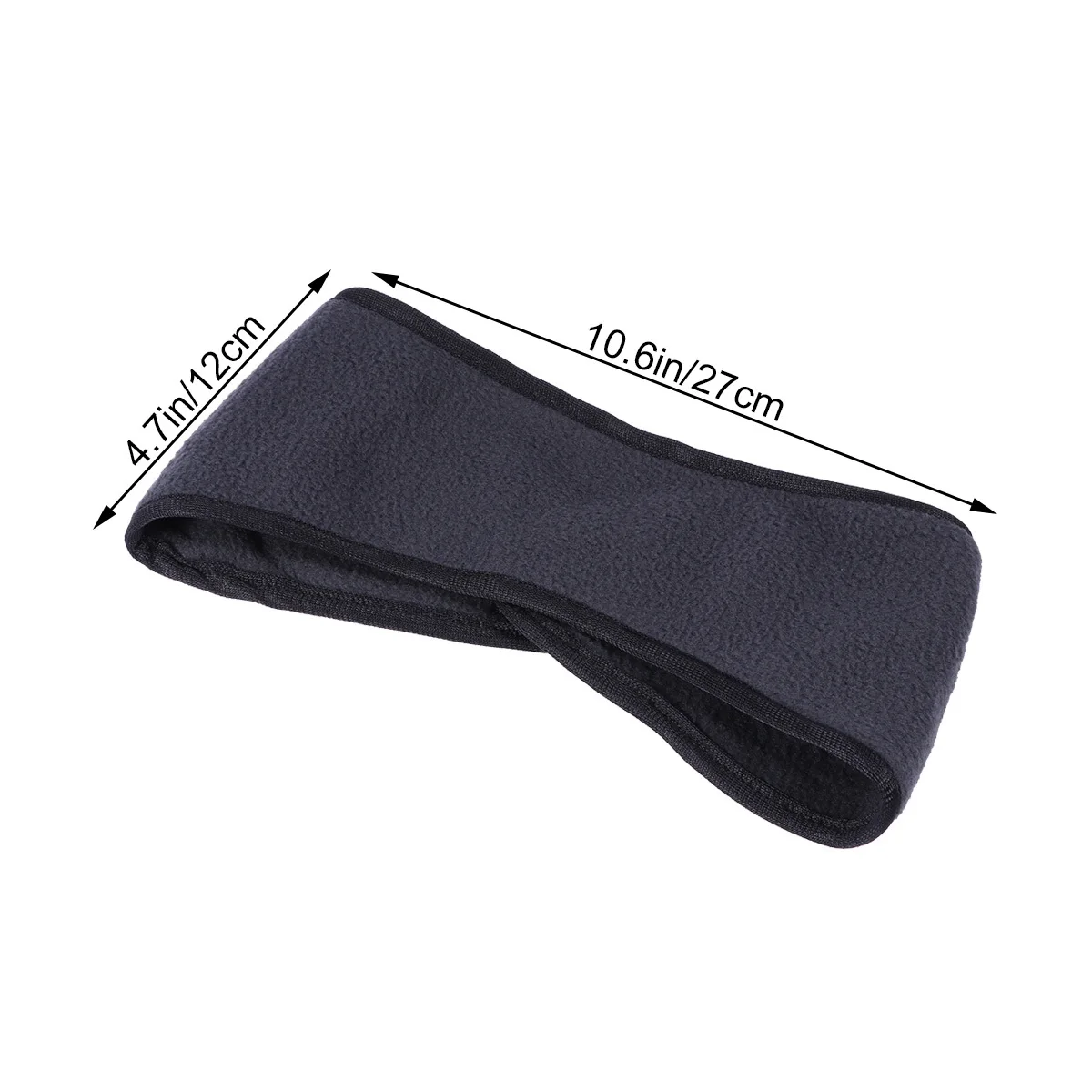 عصابة رأس لتدفئة الأذن بطبقة مزدوجة للجنسين، رمادي داكن، واقي أذن من الصوف قابل للتعديل للجري وركوب الدراجات والتزلج على الجليد #6