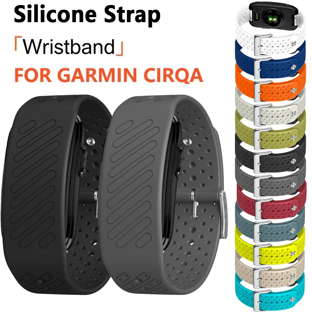 For Garmin CIRQA Breathable Bracelet Band Adjustable for Garmin CIRQA Sports Silicone Watch Strap Wristband for Men & Women