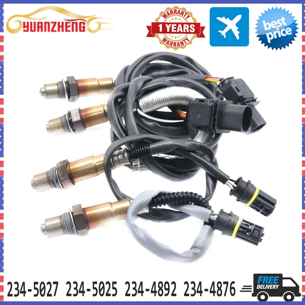 

NEW 4X Up+Downstream Air Fuel Ratio Lambda O2 Oxygen Sensor for BMW 535i 535xi 08-10 3.0L L6 234-5027 234-5025 234-4892 234-4876