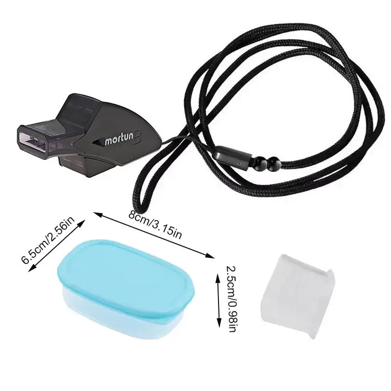 صفارة حكم كرة السلة/كرة القدم الاحترافية مع مشبك إصبع الحبل للمعدات الرياضية للمدربين والحكام