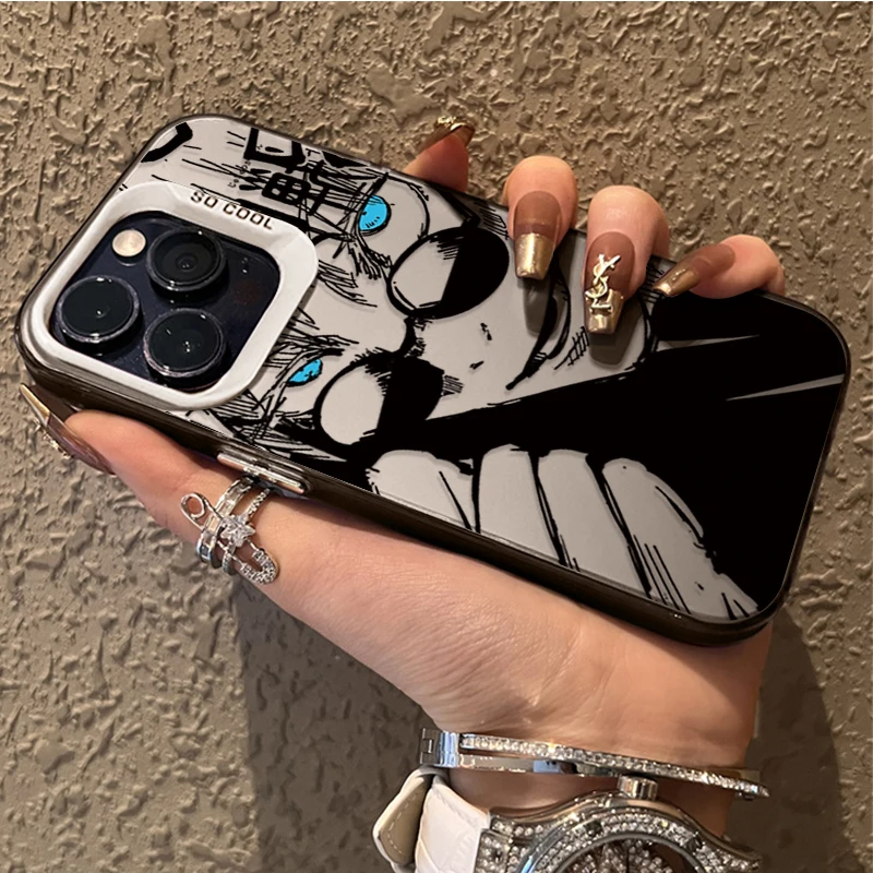 Jujutsu Kaisen أنيمي حافظة لهاتف سامسونج جالاكسي S25 Edge S24 S23 S22 S21 S20 Ultra Plus FE A56 A36 A26 تصفيح ماتي غطاء صلب