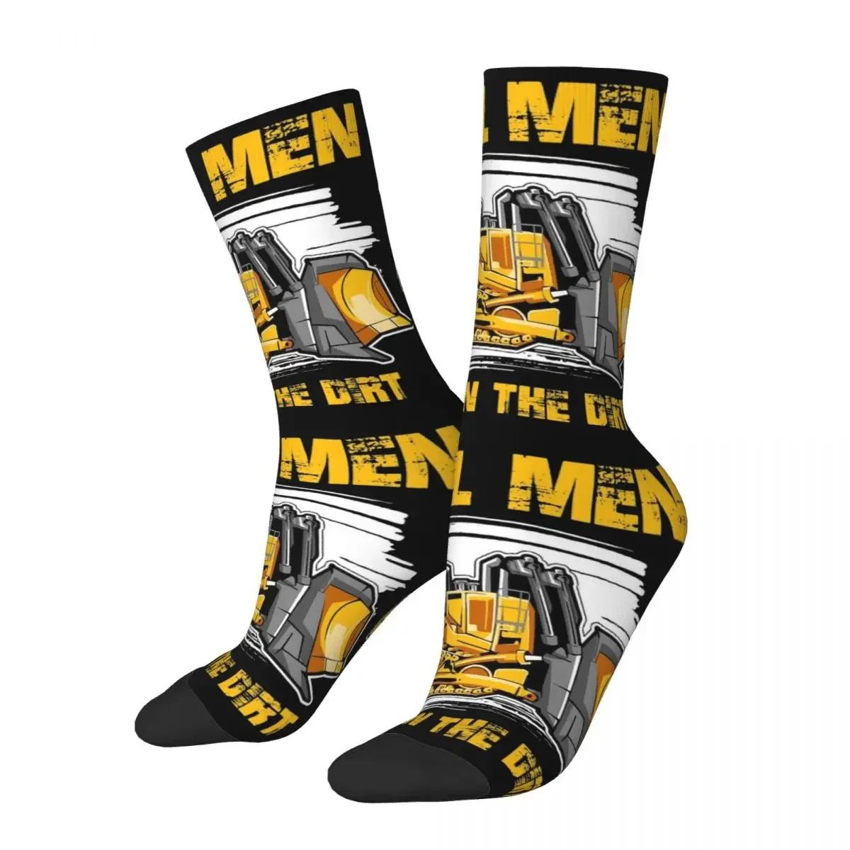 Heavy Equipment Operator Excavator Driver Men Women Socks Windproof Novelty Spring Summer Autumn Winter Stockings Gift