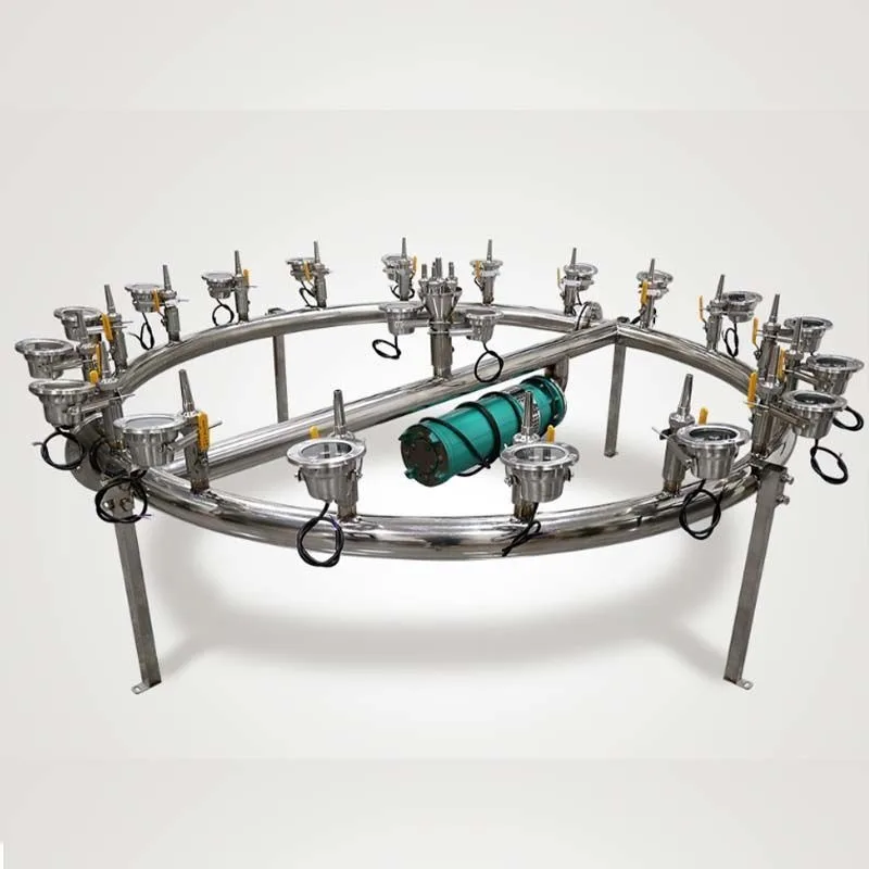 Stainless Steel Circular Fountain Nozzle Frame Set for Plaza Garden Villa Courtyard Outdoor Water Landscape Project Decoration