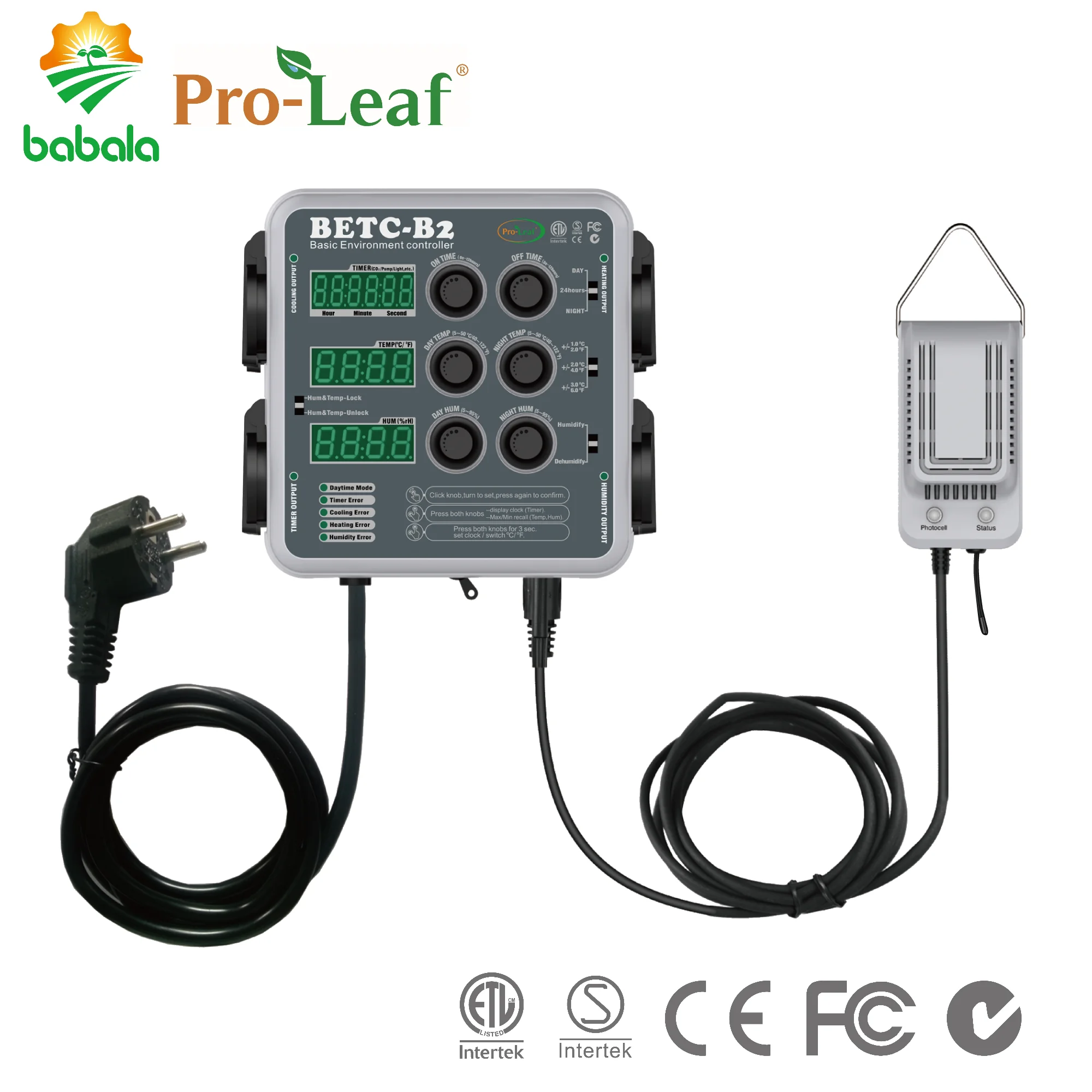 Agricultural greenhouse the best selling high-tech recycling timer and temperature and humidity controller