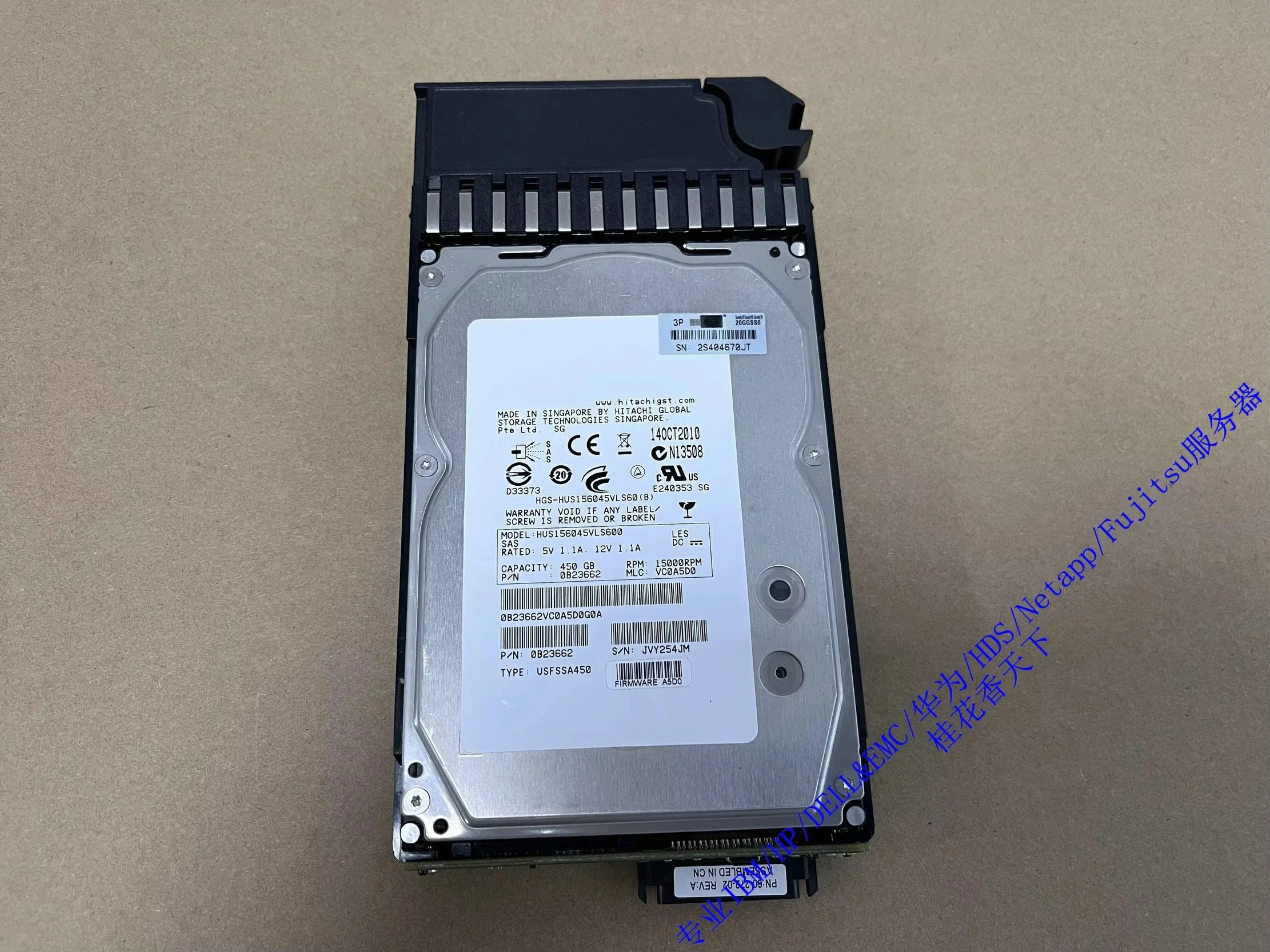 

Used For HP AJ737A 480939-001 450G 15K SAS 3.5 Hard Drive
