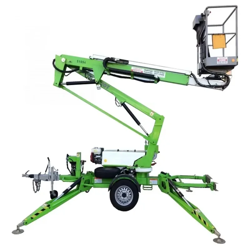 Fast Delivery Hydraulic Mobile Small Boom Lift Curved Arm Cherry Picker New Electric Self Propelled Articulated Lift Buy