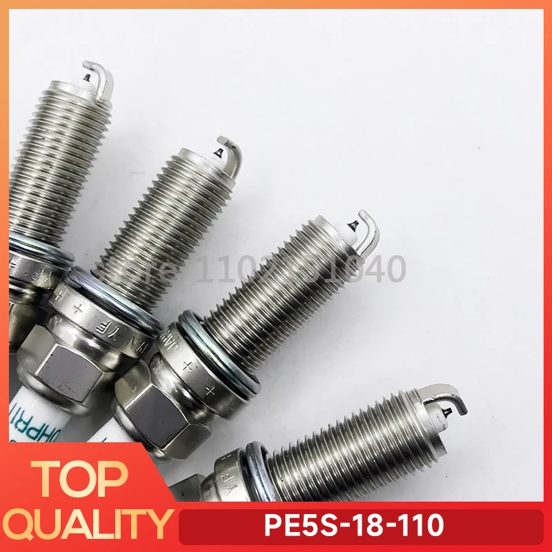 4PCS Iridium Spark Plug PE5S-18-110 ZC20HPR11 for Mazda CX-3 CX-5 MX-5 2 3 6 1.5L 2.0L PEX2 PEY5 PEY7 PEXB Car Candle