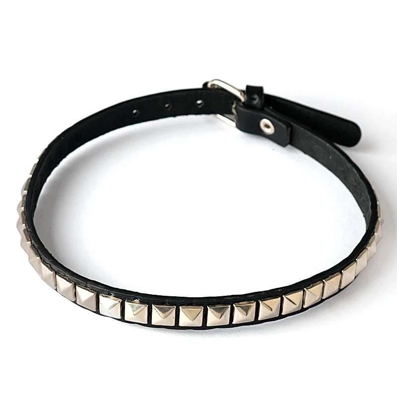 Collares de cuero Misa Amane para hombre y mujer, estilo hip hop, punk, con remaches, collar de anime Death Note, joyería de cosplay, regalos.