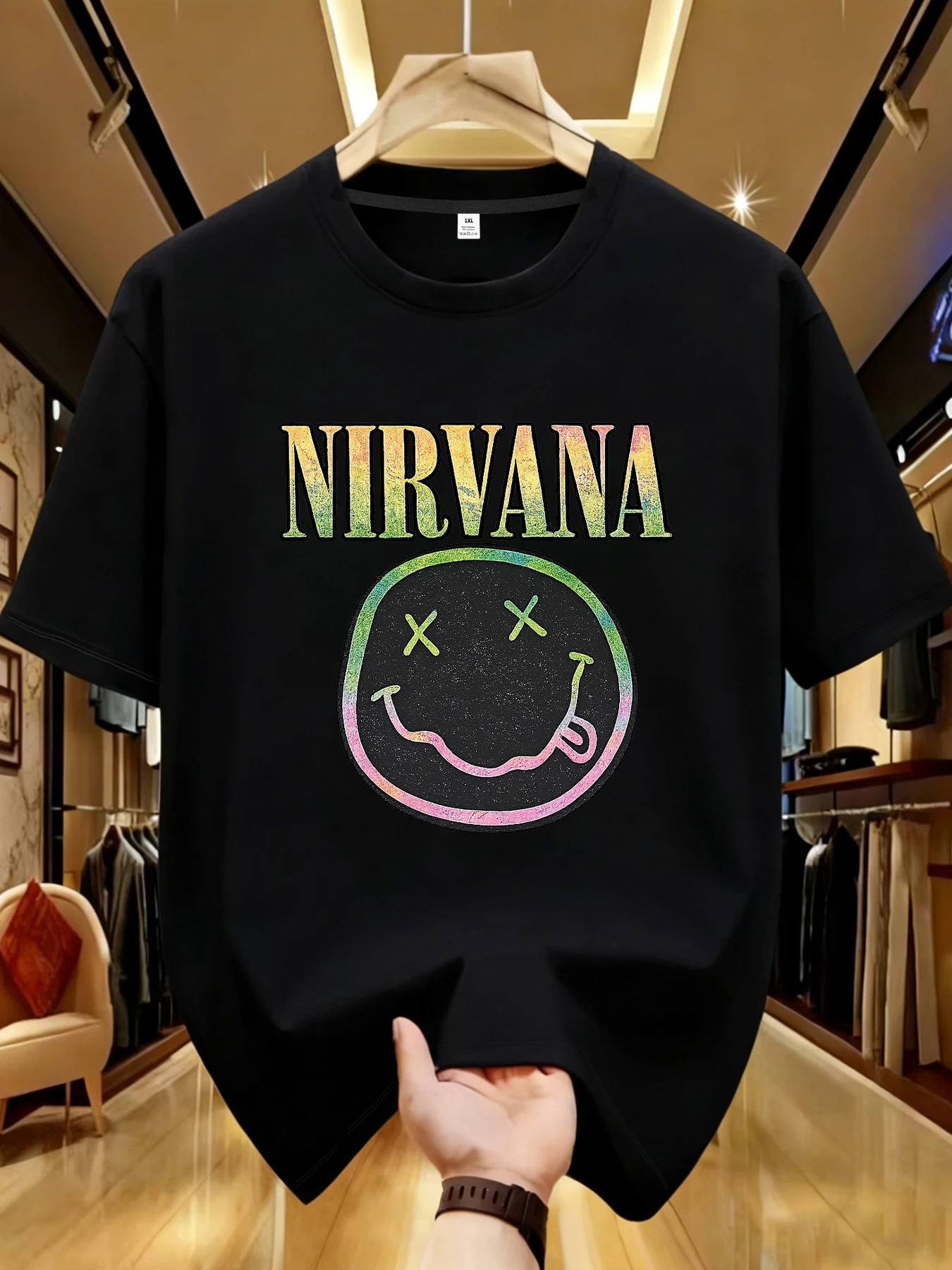 

【WDS01252】Creative printing plus size women's T-shirt summer casual street fashion women's Joker short sleeve T-shirt