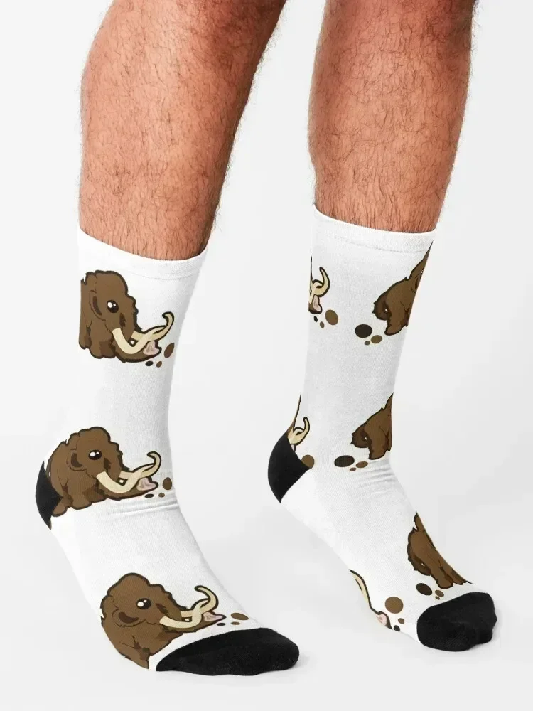 Just a Cute Mammoth Socks Lots valentine gift ideas soccer anti-slip floral Socks Men's Women's