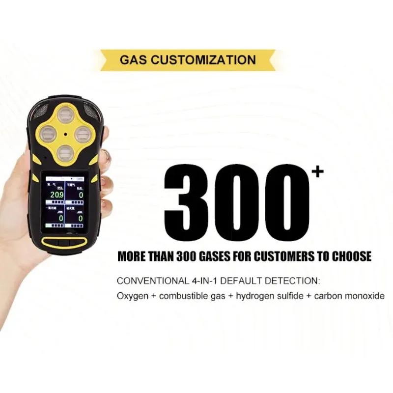كاشف تسرب الغاز المتعدد CO SO2 NO2 مستورد عالي الدقة لصيانة HVAC