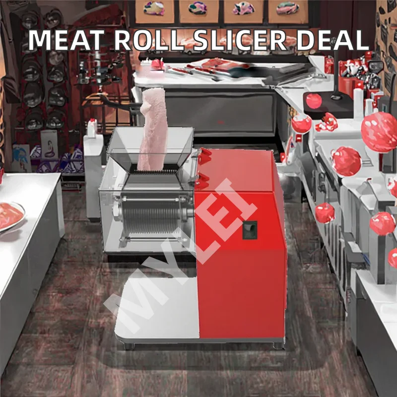 Household Meat Cutter Produce Pork Cutting Cooked Electric Quickly Pork and Fresh Chicken Breast Cutter Machine
