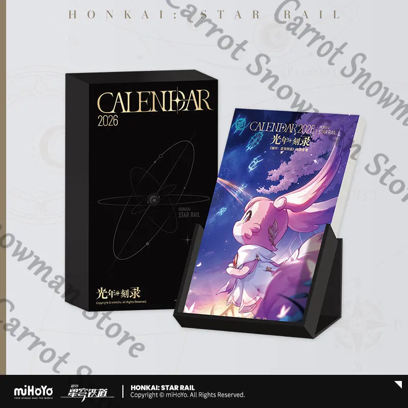

Официальный подлинный Honkai: Star Rail Ambitus, световая запись, 2026, еженедельный календарь, коллекционное издание, подарок на день рождения