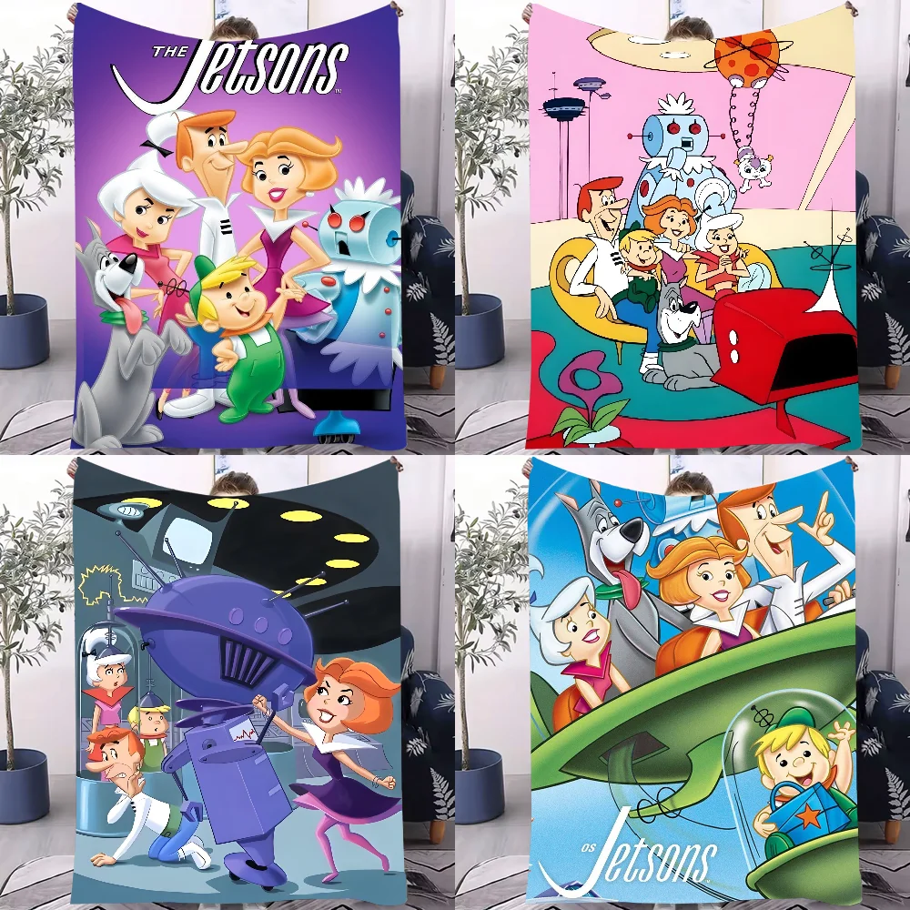 

Anime The J-jetsonsS Blanket Design Lightweight Throw Blanket For Dorms, Naps, Living Room, Office,Sofa,All-Season