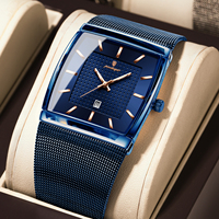 POEDAGAR Fashion Luxury Man Wristwatch Waterproof Luminous Stainless Steel Mesh Men's Watch Date Quartz Business Watches For Men