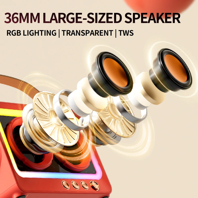 مكبر صوت لاسلكي محمول بلوتوث ، صندوق صوت HiFi ، صوت صغير Bocina MP3 للموسيقى ، حاجز العمود ، Coluna TWS ، محمول