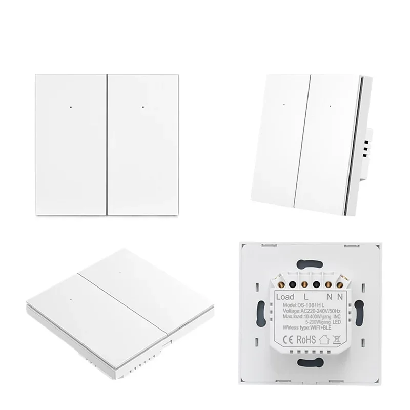 

Intelligent single fire zero fire WIFI light switch timing voice Siri remote control Goole Home