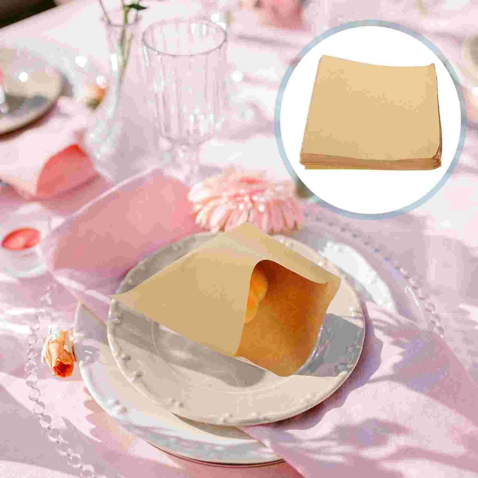 

100 Pcs Paper Bags Cake Snack Toaster for Grilled Cheese Sandwiches Pastry