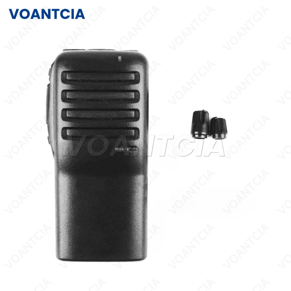 5sets-front-panel-cover-case-housing-shell-with-volume-channel-knobs-kits-for-icom-ic-f26-ic-f16-ic-f14-walkie-talkie-radio