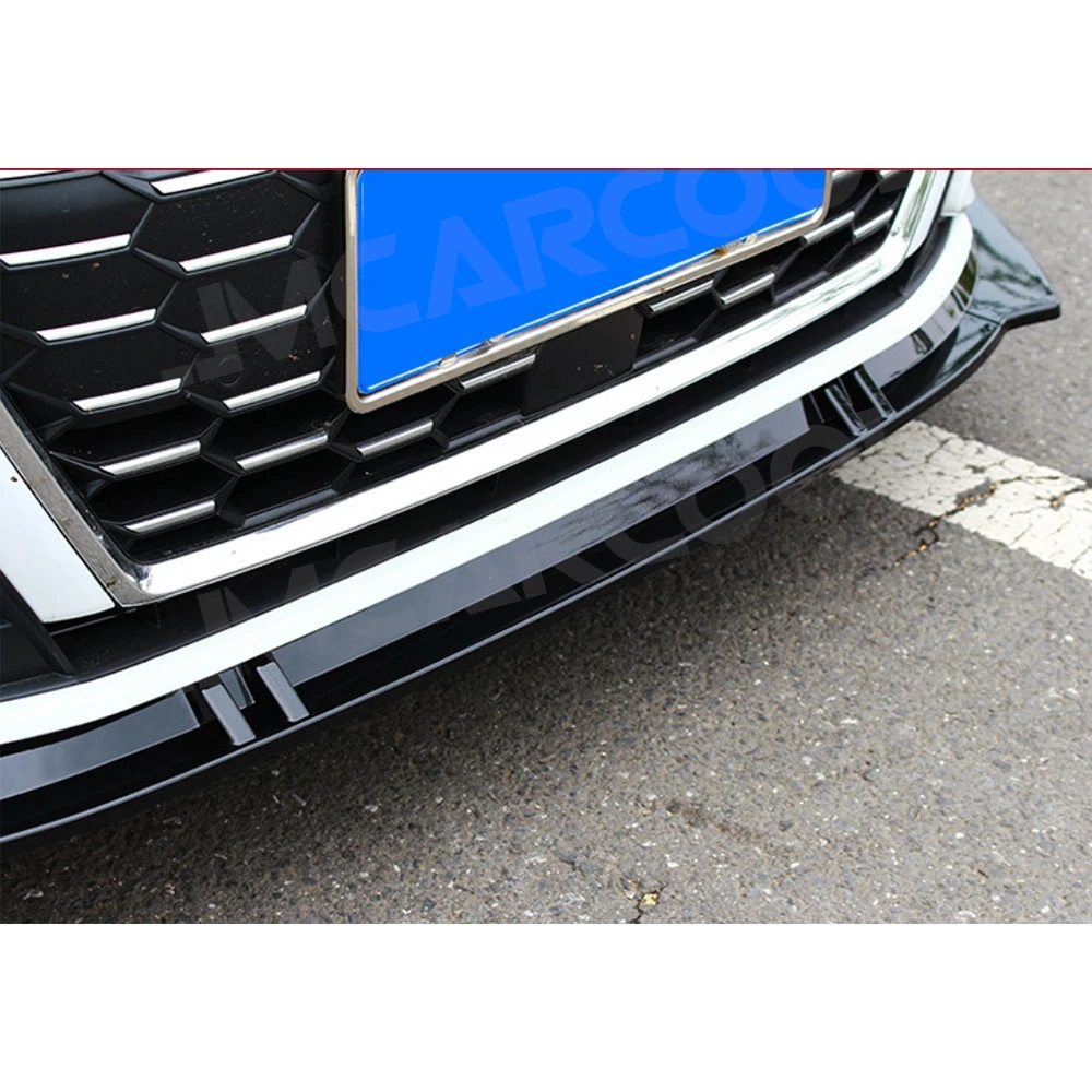 

Для Audi A3 Sline Sport 2021+ ABS-спойлер на передний бампер, защита-накладка, расширитель переднего бампера, элементы обвеса, автомобильные аксессуары