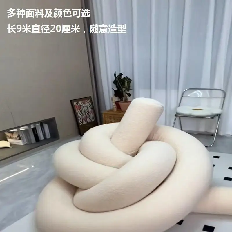 أريكة كسولة متغيرة من صوف الحمل قابلة للإزالة لغرفة المعيشة وغرفة النوم وبرامج إبداعية واحدة لمشاهير الإنترنت