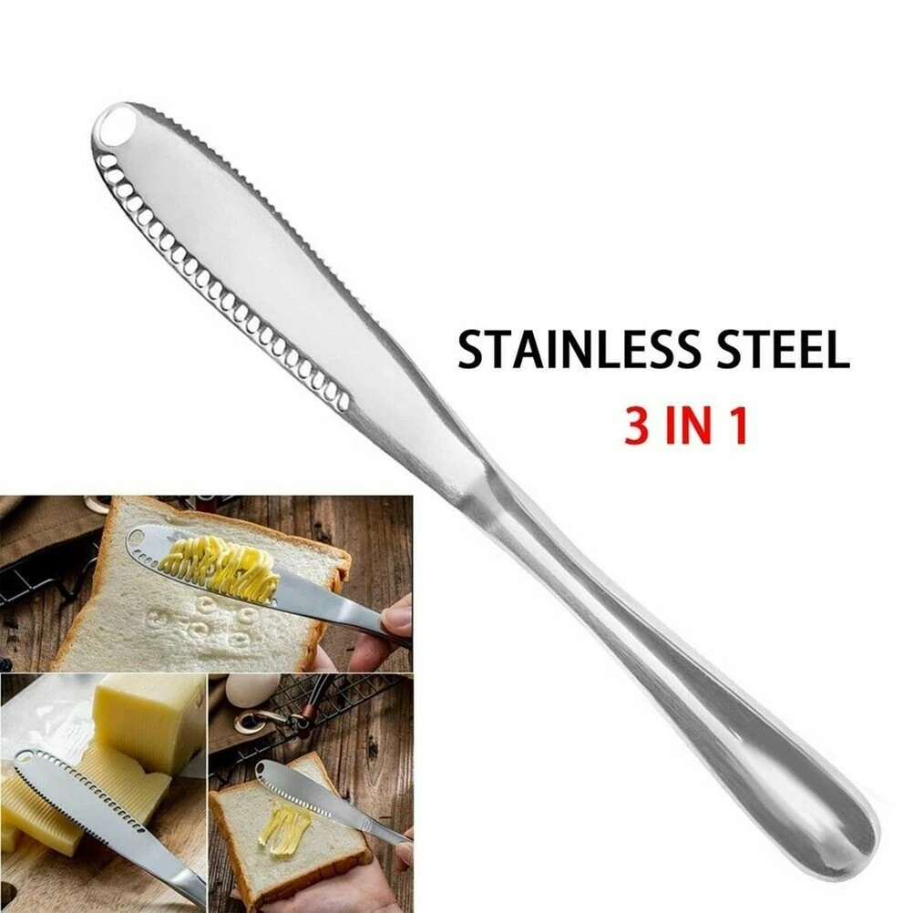 Stainless Steel Butter Cutter Cream Cutter Spreaders Bread Jam Kitchen Utensils Cutlery