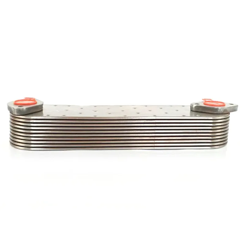 Construction Machinery Parts Aftermarket Replacement 10P Oil Cooler 600-651-1161 600-651-1160 Engine S6D155