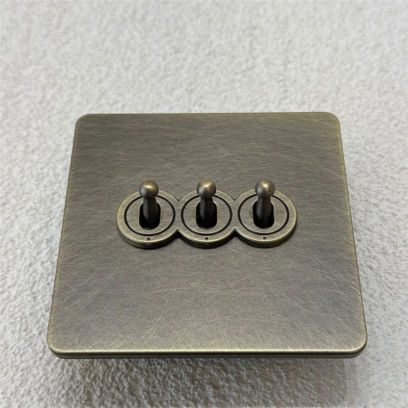 

ABAE-220V тумблер винтажные бронзовые розетки и выключатели настенные выключатели диммер настенная розетка