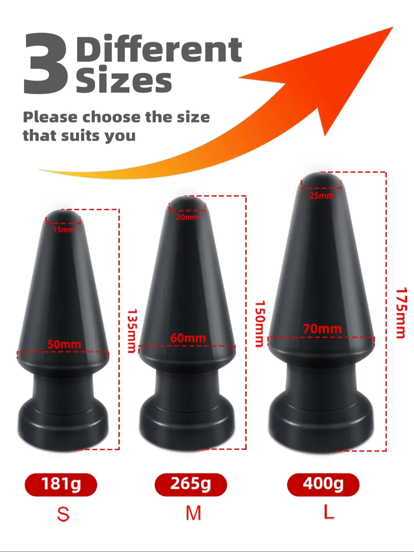Big Cone Anal Plug Soft Dildo G-Spot Penetration Erotic Masturbation Adult  Sexy Sex Toys Women Men Gay Butt Dilator Massager - AliExpress 66