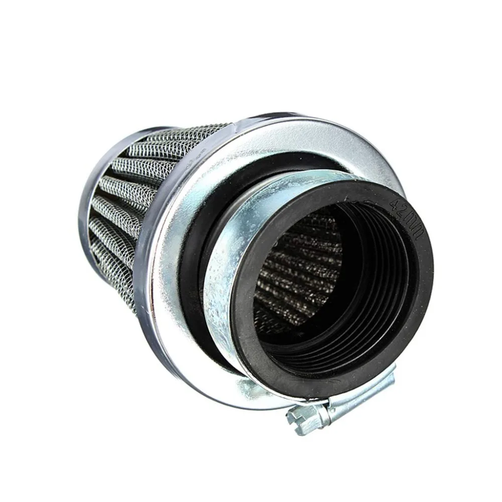 Universal 35/39/42/48/50/52/54/60mm Motorcycle Air Filter Pod for Dirt Bike ATV Scooter Mushroom Head Pod Cleaner Accessories
