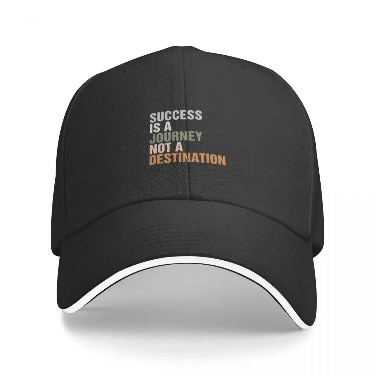 Success is a journey not a destination Classic T-Shirt Baseball Cap Funny hats Horse Hat sun caps Men Caps Women's