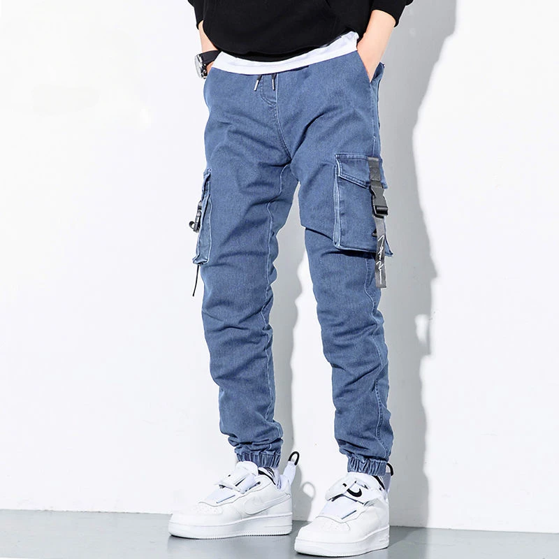 

2024 Spring Autumn Casual Sweatpants New Men's Loose Jeans Youth Casual Pantalones Trendy Large Size Slim Fashion Long Trousers