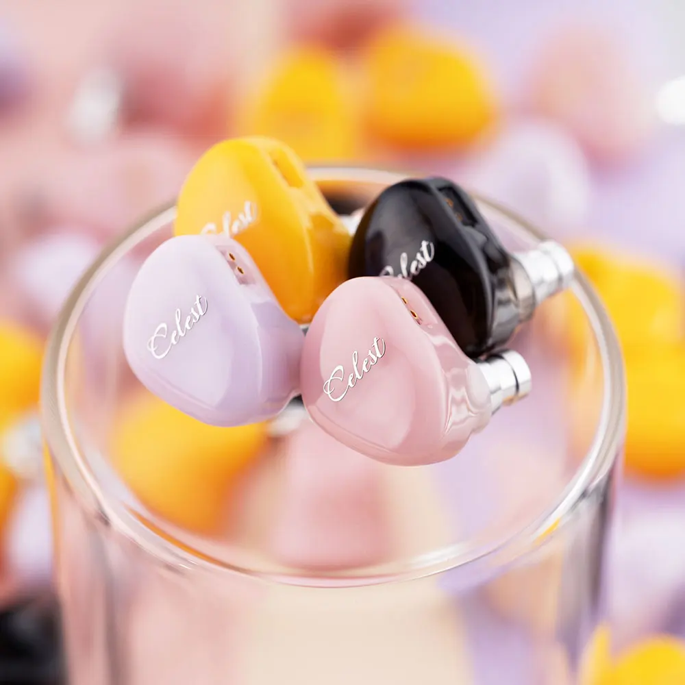 Kinera Celest Rue سماعات أذن سلكية ديناميكية للألعاب مع كابل ميكروفون سماعة Hifi IEMs سماعات أذن رياضية