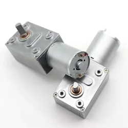 4632-370 Micro Worm Gear Motor 6v~24v 6RPM~210RPM Forward And Reverse Adjustable Speed High Torque Self-Locking Brushed DC Motor