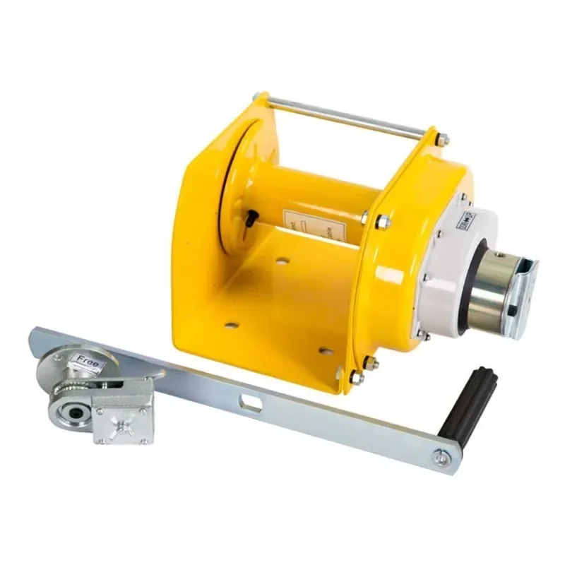 Heavy 1 3 Ton Crank Gear Hand Winch Brake Steel Wire Rope Sling for Boat Trailer Lifting Machinery Industrial Equipment Hot