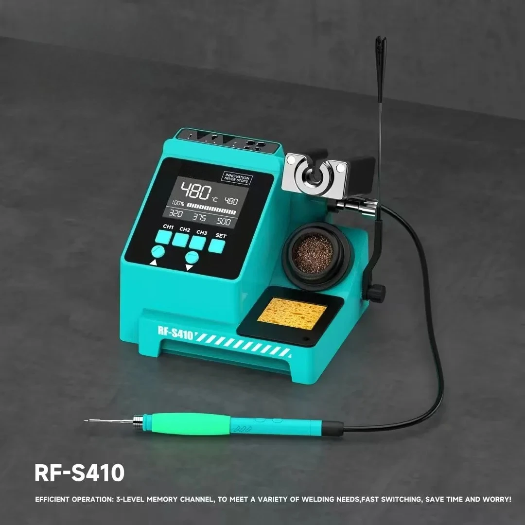 

Сварочный стол RF-S410 с тремя каналами памяти для быстрого переключения температур одним нажатием, чтобы удовлетворить различные потребности при сварке.