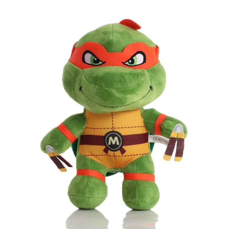 Peluche Tartarughe Ninja Teenage Mutant 2026 da 25 cm - Personaggi TNNT Donatello, Mickey, Raffaello, Leonardo - Giocattoli di Peluche