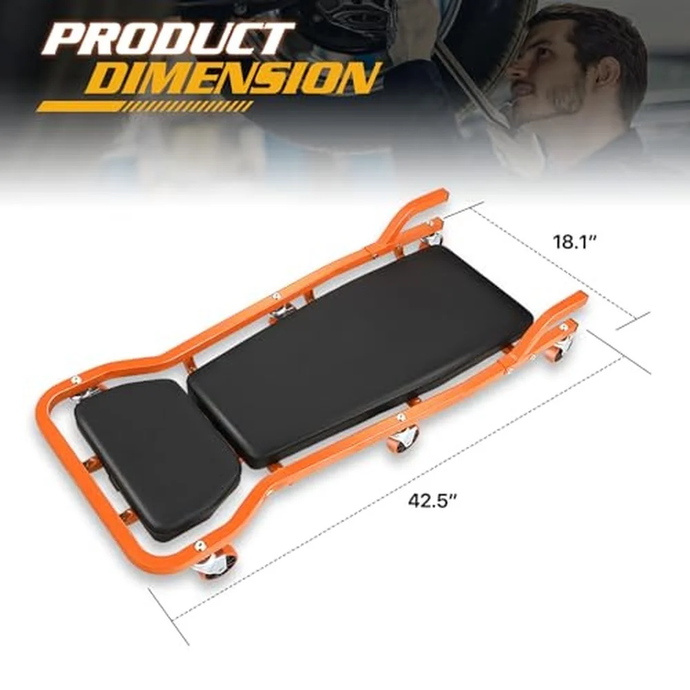 Mechanic Creeper Garage Automotive Floor Low Profile Roller Mechanics Tools 44