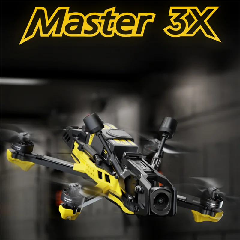 

SpeedyBee Master 3X 3-дюймовый FPV Дрон Квадрокоптер для фристайла — силовая версия (без головки) / (алюминиевая головка)