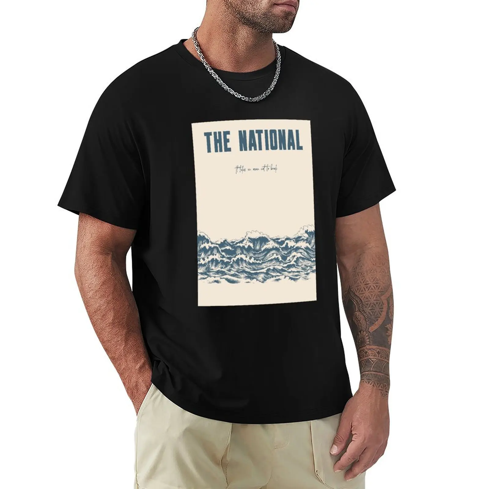 The National Music Matt Berninger Gig T-Shirt Moisture Wicking Athletic T-Shirt