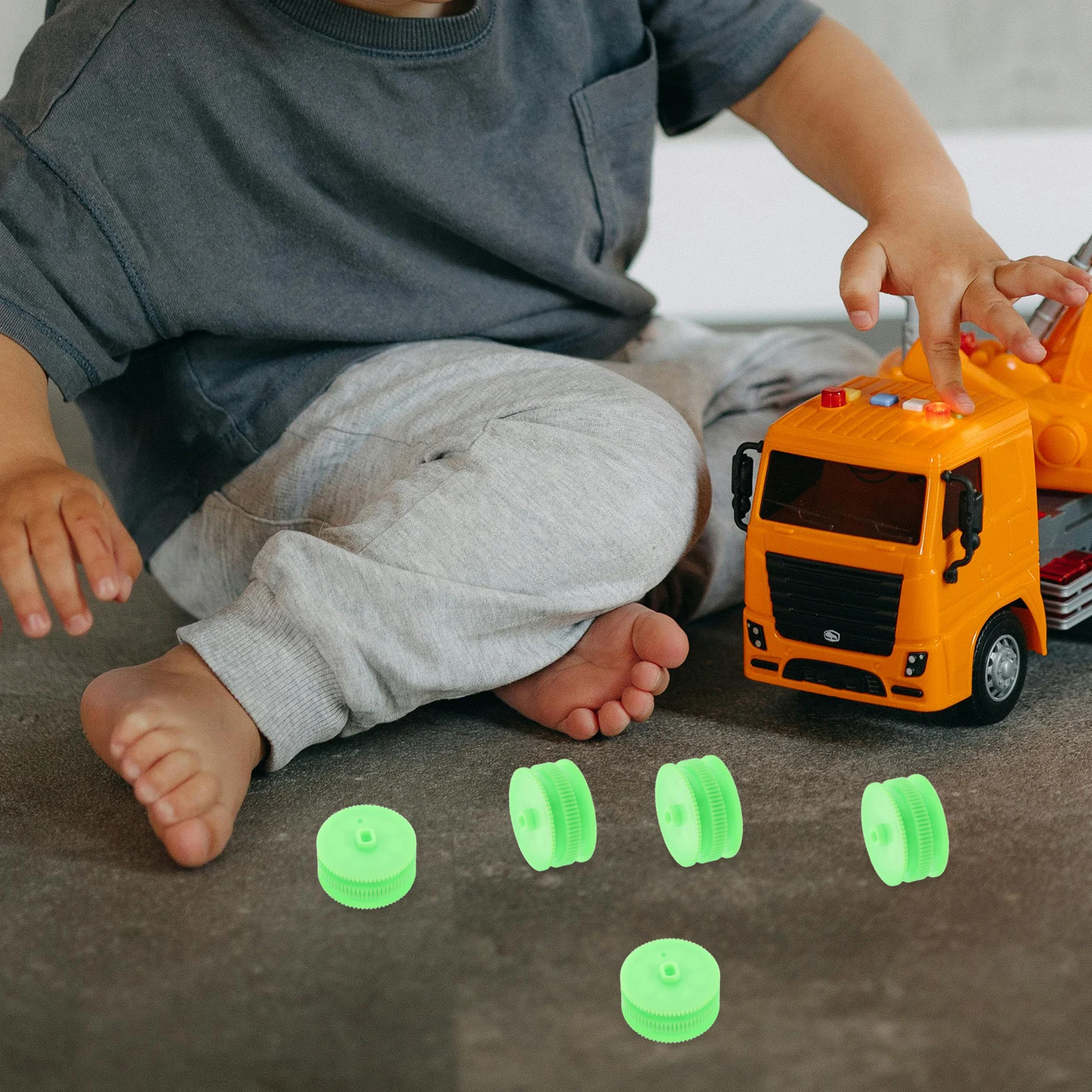 

5Pcs Tank Support Wheels High Precision Durable Auxiliary Wheels for Uneven Terrain Rc Car Parts DIY Build Accessories