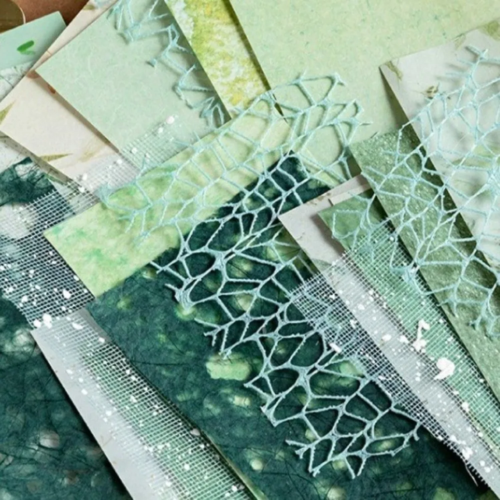 26pcs Romance Series Vintage DIY Scrapbooking Paper Mixed DIY Lace Material Paper Retro Handmade Paper Creative Stationery