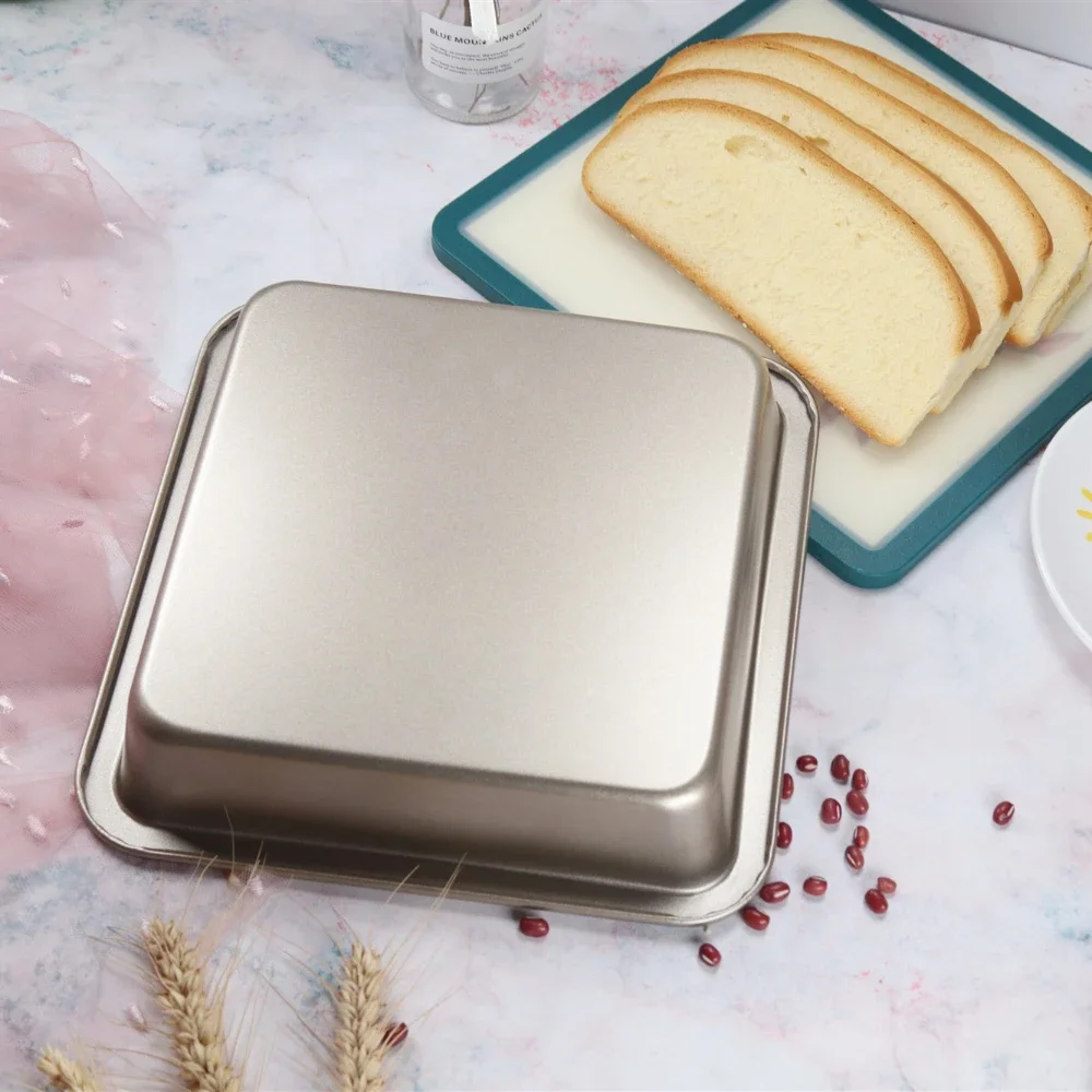 9inch  Non Stick Square Cake Pan Cheese Cookie Bread Pizza Baking Tray Bakeware Tool  Rectangle Cake Pans