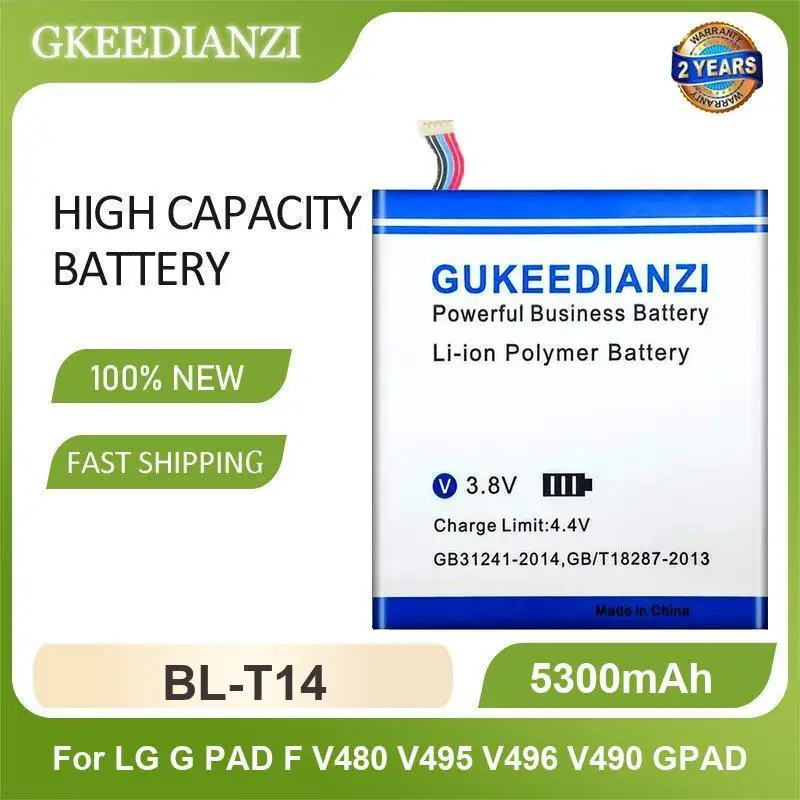

Battery For LG G Pad X 8.0 V521 F2 LK460 8.3 VK810 VK815 3 V520 10.1" Tablet V700 5 10.1 LM-T600L T600L F V480 V495 V496 V490