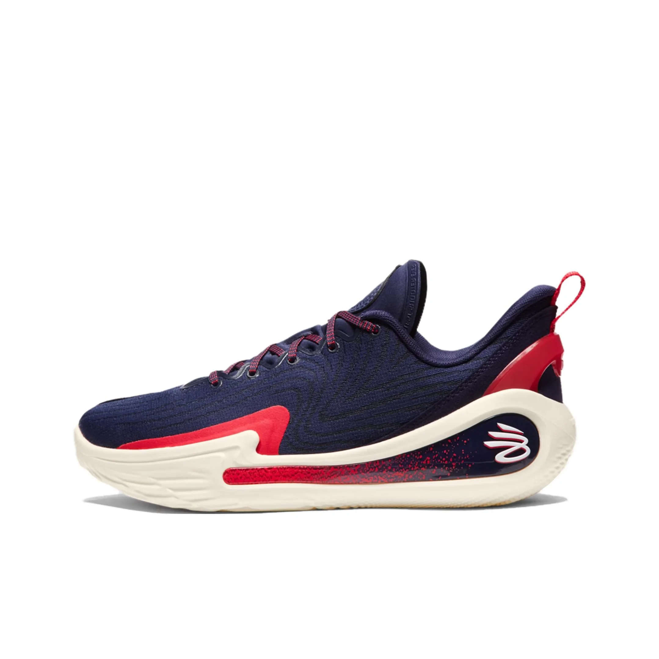 Under Armour Curry 12 Basketball Shoes Unisex Low Top Blue/White/Red 6000198-410